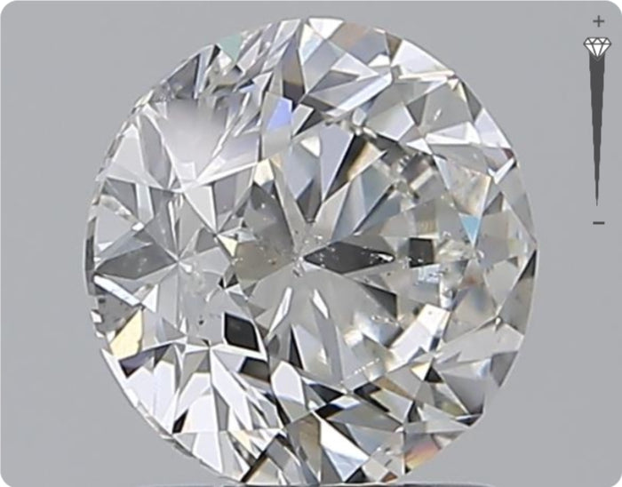 Diamant naturel GIA de 1,50 ct | Couleur H | Pureté SI2 | Taille Ronde | GD EX VG #D10022