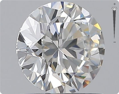 Natural 0.91ct GIA Diamond | Color E | Clarity VVS2 | Round Cut | EX EX EX #D10023