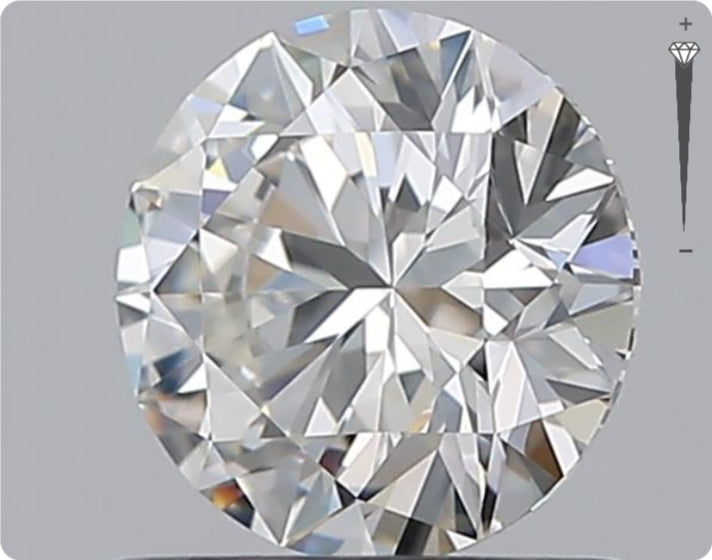 Natural 0.91ct GIA Diamond | Color E | Clarity VVS2 | Round Cut | EX EX EX #D10023