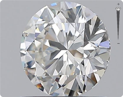 Natural 0.91ct GIA Diamond | Color E | Clarity VVS2 | Round Cut | EX EX EX #D10023