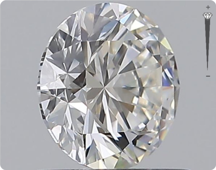 Natural 0.91ct GIA Diamond | Color E | Clarity VVS2 | Round Cut | EX EX EX #D10023