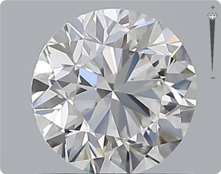 Natural 0.90ct GIA Diamond | Color F | Clarity VVS1 | Round Brilliant Cut | VG EX VG #D10024