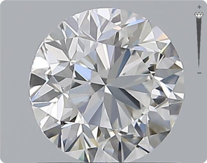 Natural 0.90ct GIA Diamond | Color F | Clarity VVS1 | Round Brilliant Cut | VG EX VG #D10024