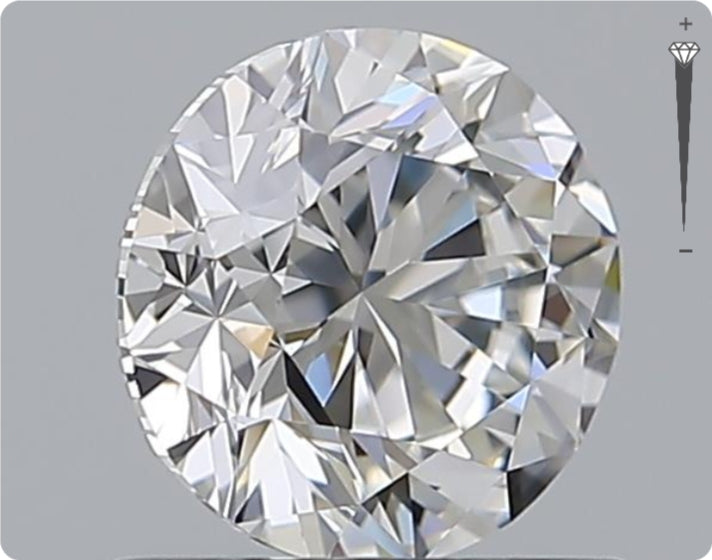 Natural 0.90ct GIA Diamond | Color F | Clarity VVS1 | Round Brilliant Cut | VG EX VG #D10024