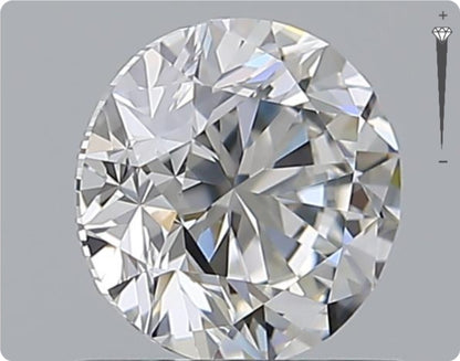 Natural 0.90ct GIA Diamond | Color F | Clarity VVS1 | Round Brilliant Cut | VG EX VG #D10024