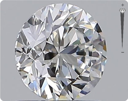 Natural 0.72ct GIA Diamond | Color D | Clarity IF | Round Brilliant Cut | EX EX EX #D10025