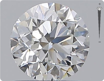 Natural 0.72ct GIA Diamond | Color D | Clarity IF | Round Brilliant Cut | EX EX EX #D10025