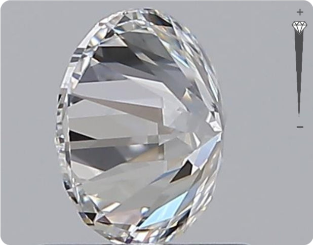 Natural 0.72ct GIA Diamond | Color D | Clarity IF | Round Brilliant Cut | EX EX EX #D10025