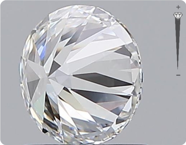 Natural 0.72ct GIA Diamond | Color D | Clarity IF | Round Brilliant Cut | EX EX EX #D10025