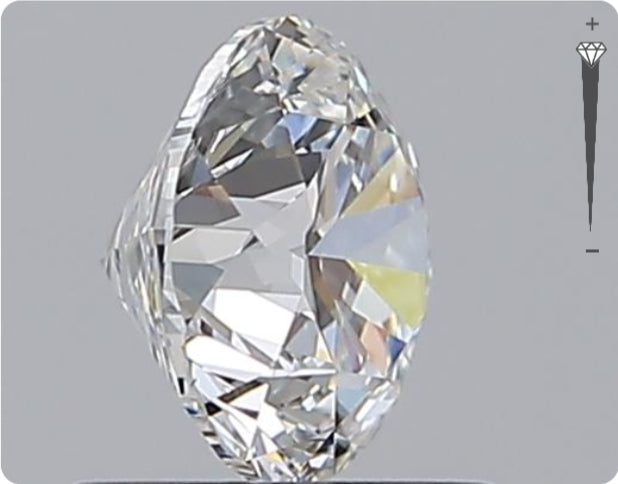Natural 0.72ct GIA Diamond | Color D | Clarity IF | Round Brilliant Cut | EX EX EX #D10025