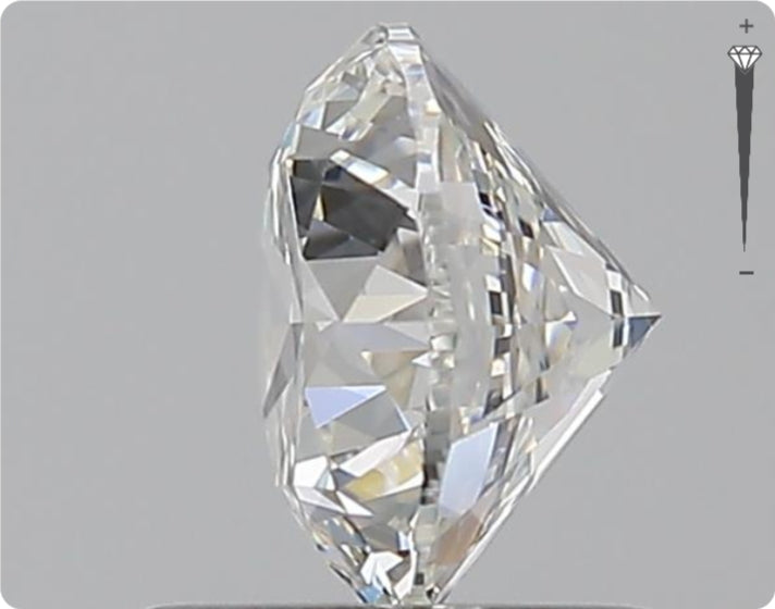 Diamant naturel 0.90ct GIA | Couleur D | Pureté SI1 | Taille ronde | GD EX VG #D10030