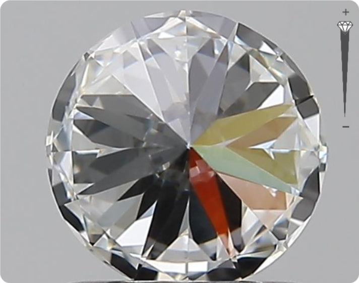 Diamant naturel 0.90ct GIA | Couleur D | Pureté SI1 | Taille ronde | GD EX VG #D10030
