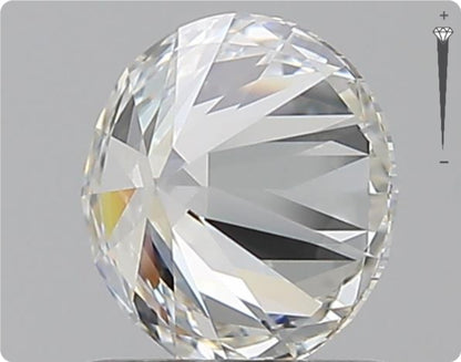 Diamant naturel 0.90ct GIA | Couleur D | Pureté SI1 | Taille ronde | GD EX VG #D10030