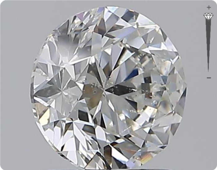 Diamant naturel 0.90ct GIA | Couleur F | Pureté VVS2 | Taille ronde | TB EX TB #D10034