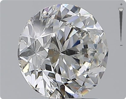 Diamant naturel 0.90ct GIA | Couleur F | Pureté VVS2 | Taille ronde | TB EX TB #D10034