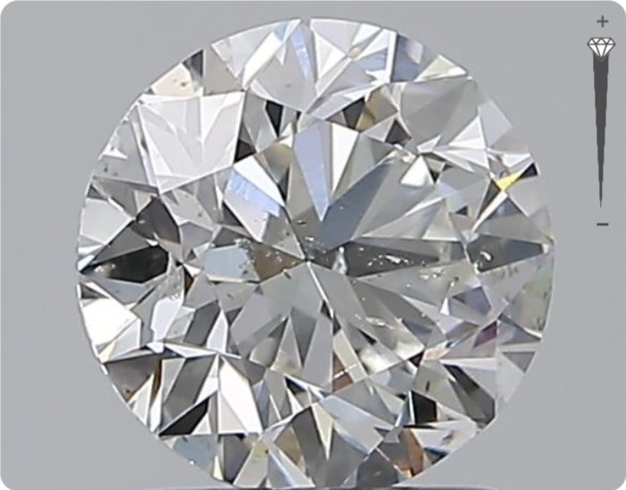 Diamant naturel 0.90ct GIA | Couleur F | Pureté VVS2 | Taille ronde | TB EX TB #D10034