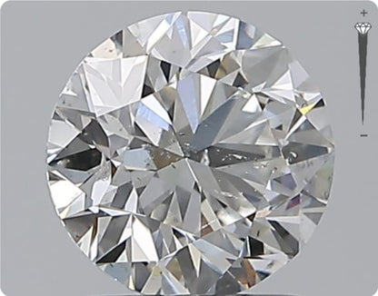 Diamant naturel 0.90ct GIA | Couleur F | Pureté VVS2 | Taille ronde | TB EX TB #D10034