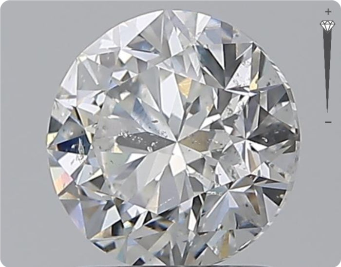 Diamant naturel 0.90ct GIA | Couleur F | Pureté VVS2 | Taille ronde | TB EX TB #D10034