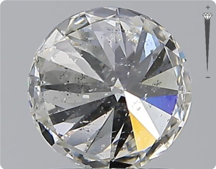 Diamant naturel 0.90ct GIA | Couleur F | Pureté VVS2 | Taille ronde | TB EX TB #D10034