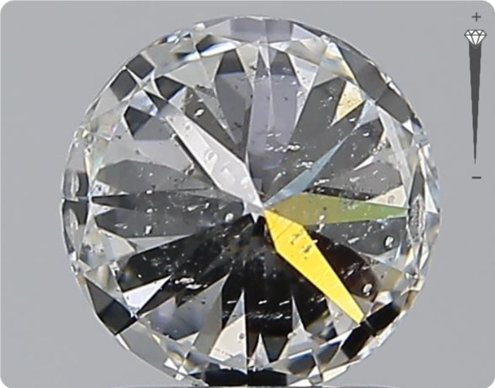Diamant naturel 0.90ct GIA | Couleur F | Pureté VVS2 | Taille ronde | TB EX TB #D10034