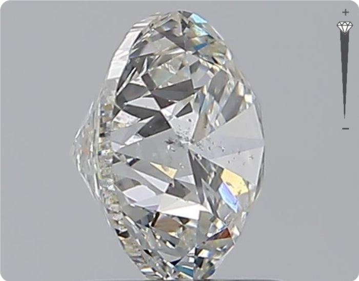 Diamant naturel 0.90ct GIA | Couleur F | Pureté VVS2 | Taille ronde | TB EX TB #D10034