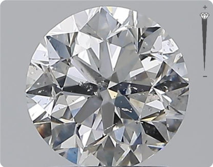 Diamant naturel 0.90ct GIA | Couleur F | Pureté VVS2 | Taille ronde | TB EX TB #D10034