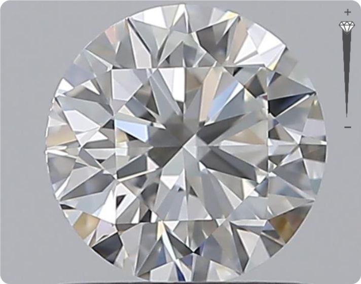 Diamant naturel 0.75ct GIA | Couleur E | Pureté SI2 | Taille Ronde | EX EX EX #D10035