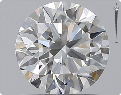 Diamant naturel 0.75ct GIA | Couleur E | Pureté SI2 | Taille Ronde | EX EX EX #D10035