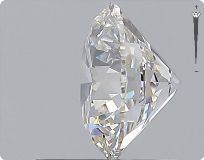 Diamant naturel 0.75ct GIA | Couleur E | Pureté SI2 | Taille Ronde | EX EX EX #D10035