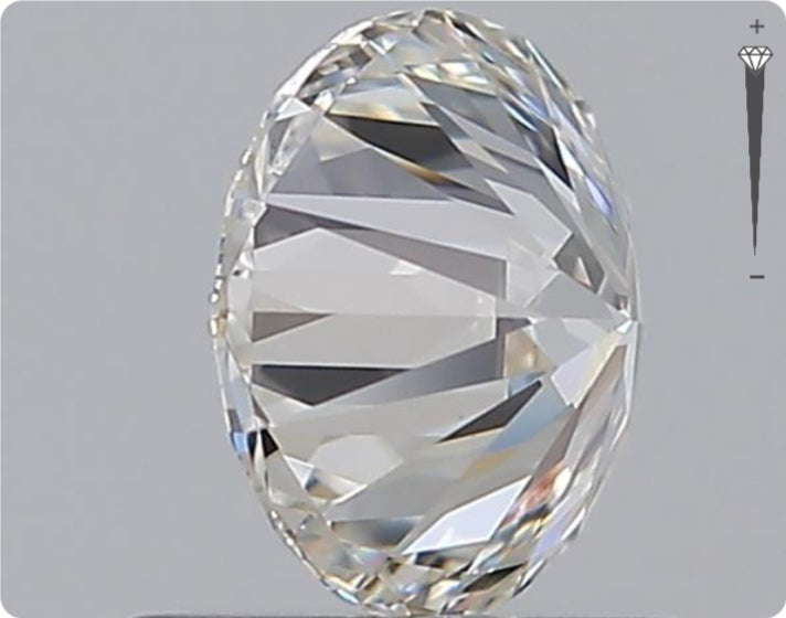 Diamant naturel 0.75ct GIA | Couleur E | Pureté SI2 | Taille Ronde | EX EX EX #D10035