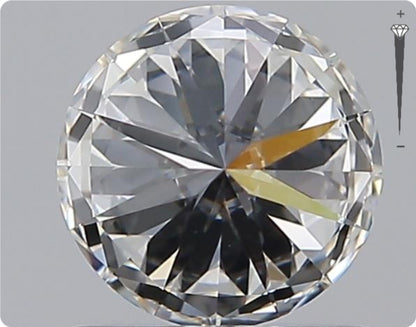 Diamant naturel 0.75ct GIA | Couleur E | Pureté SI2 | Taille Ronde | EX EX EX #D10035