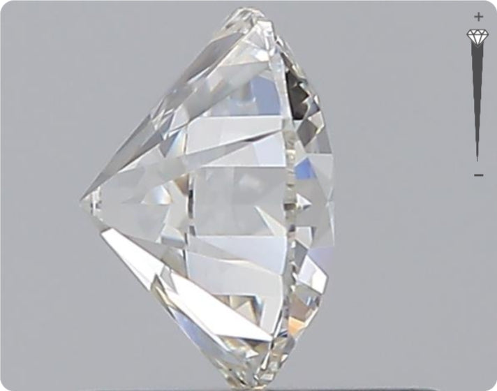 Diamant naturel 0.75ct GIA | Couleur E | Pureté SI2 | Taille Ronde | EX EX EX #D10035