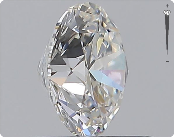 Diamant naturel 0.75ct GIA | Couleur E | Pureté SI2 | Taille Ronde | EX EX EX #D10035