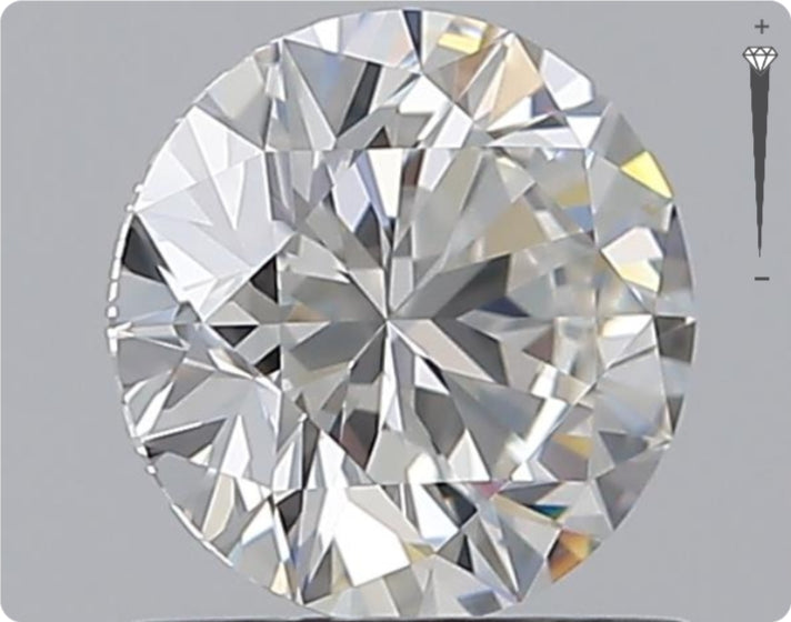 Diamant naturel 0.75ct GIA | Couleur E | Pureté SI2 | Taille Ronde | EX EX EX #D10035