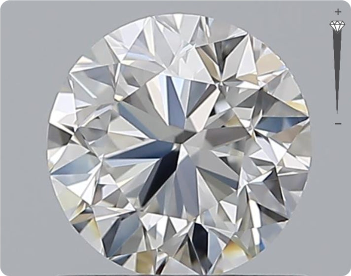 Natural 0.91ct GIA Diamond | Color F | Clarity VVS2 | Round Brilliant | VG EX VG #D10036