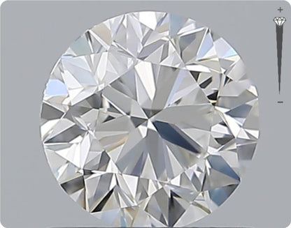 Natural 0.91ct GIA Diamond | Color F | Clarity VVS2 | Round Brilliant | VG EX VG #D10036