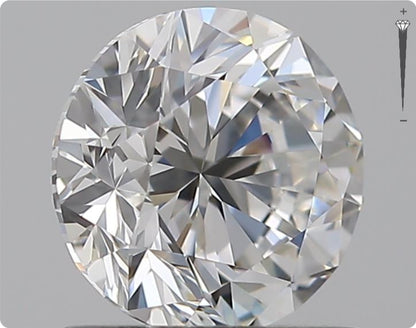 Diamant naturel GIA 0.91ct | Couleur F | Pureté VVS1 | Taille ronde | TB EX TB #D10042