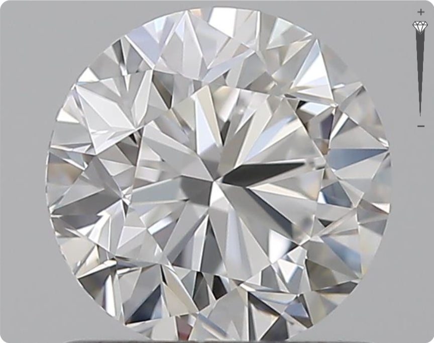 Diamant naturel GIA 0.91ct | Couleur F | Pureté VVS1 | Taille ronde | TB EX TB #D10042
