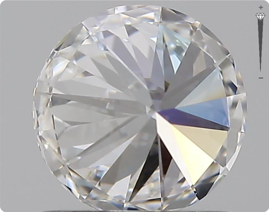 Diamant naturel GIA 0.91ct | Couleur F | Pureté VVS1 | Taille ronde | TB EX TB #D10042