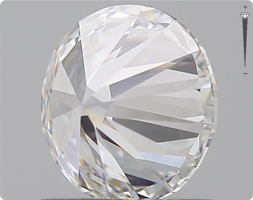 Diamant naturel GIA 0.91ct | Couleur F | Pureté VVS1 | Taille ronde | TB EX TB #D10042