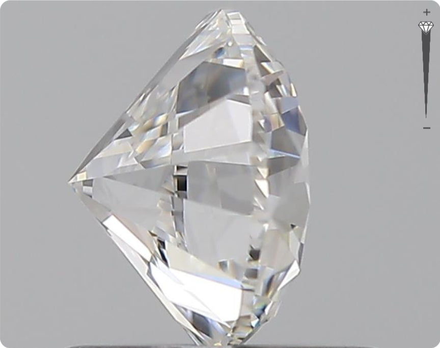 Diamant naturel GIA 0.91ct | Couleur F | Pureté VVS1 | Taille ronde | TB EX TB #D10042