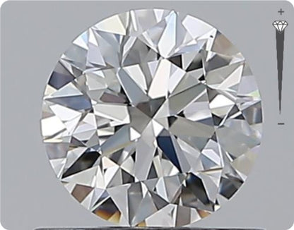Natural 0.90ct GIA Diamond | Color D | Clarity SI1 | Round Cut | VG EX VG #D10046