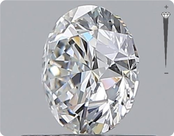 Natural 0.90ct GIA Diamond | Color D | Clarity SI1 | Round Cut | VG EX VG #D10046