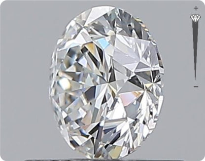 Natural 0.90ct GIA Diamond | Color D | Clarity SI1 | Round Cut | VG EX VG #D10046