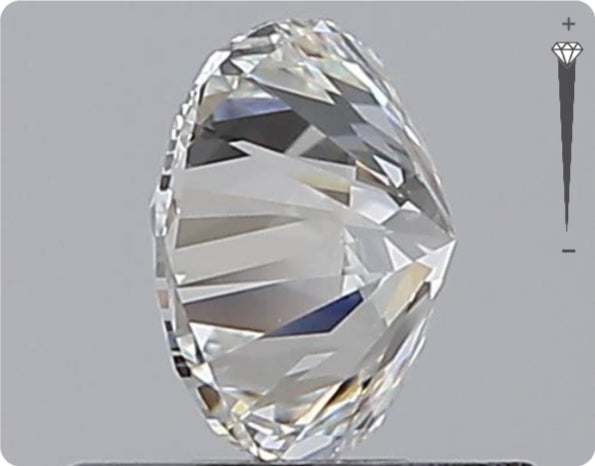 Natural 0.90ct GIA Diamond | Color D | Clarity SI1 | Round Cut | VG EX VG #D10046