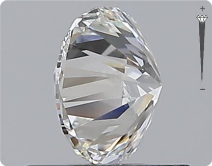 Natural 0.90ct GIA Diamond | Color D | Clarity SI1 | Round Cut | VG EX VG #D10046