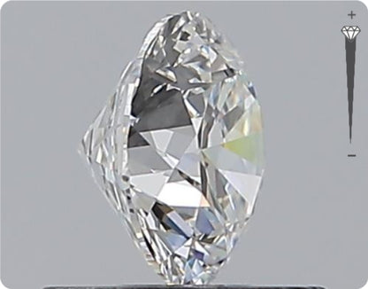 Natural 0.90ct GIA Diamond | Color D | Clarity SI1 | Round Cut | VG EX VG #D10046