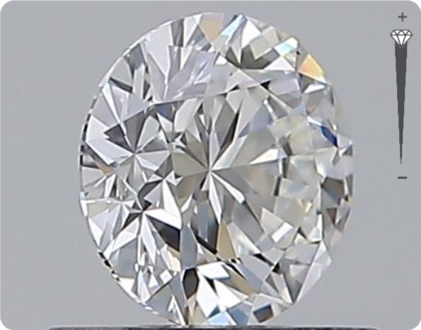 Natural 0.90ct GIA Diamond | Color D | Clarity SI1 | Round Cut | VG EX VG #D10046
