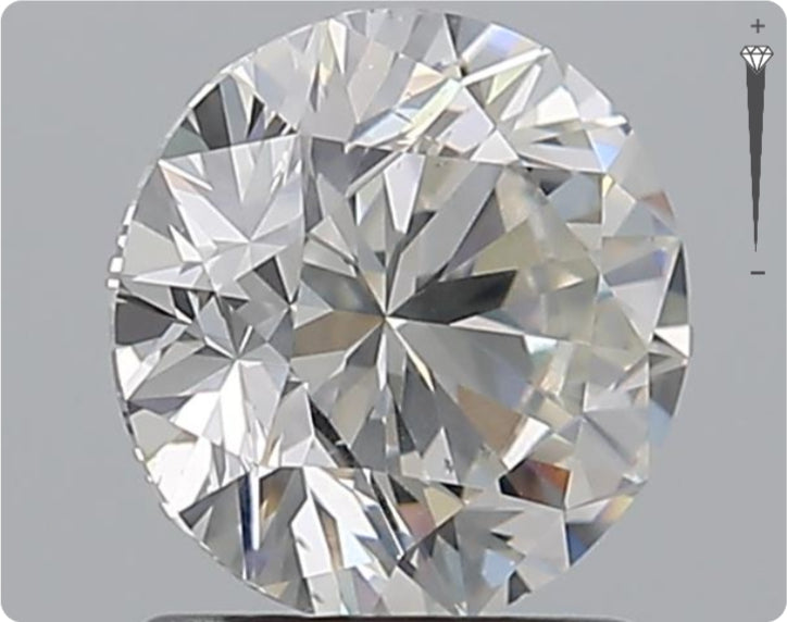 Diamant naturel 0.90ct GIA | Couleur D | Pureté VVS2 | Taille ronde | TB EX GD #D10052