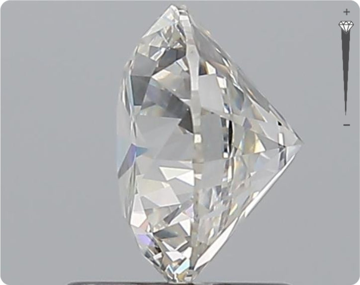 Diamant naturel 0.90ct GIA | Couleur D | Pureté VVS2 | Taille ronde | TB EX GD #D10052